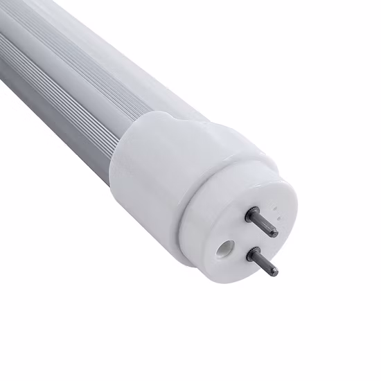 1,2 M T8 forme ronde en aluminium avec couvercle PC boîtier de lumière de tube LED 2 ans de garantie luminaire