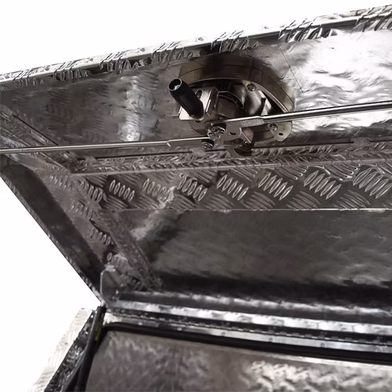 Plateau Utes camions pick-up, boîte à outils de stockage en métal en aluminium, étanche pour l'extérieur, vente en gros personnalisé